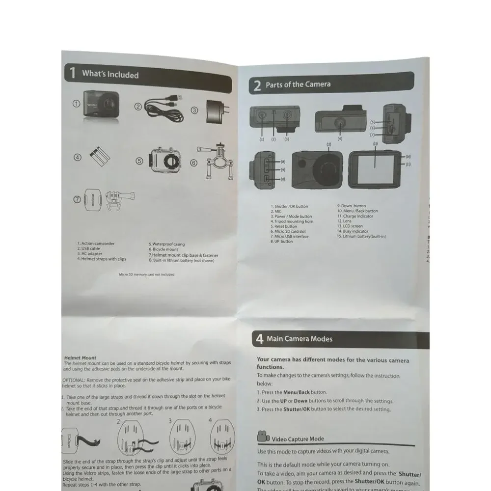 Vivitar DVR786HD-RED-WM DVR 786 & 785 Full HD Actioncam Camera With Waterproof - Picture 7 of 7